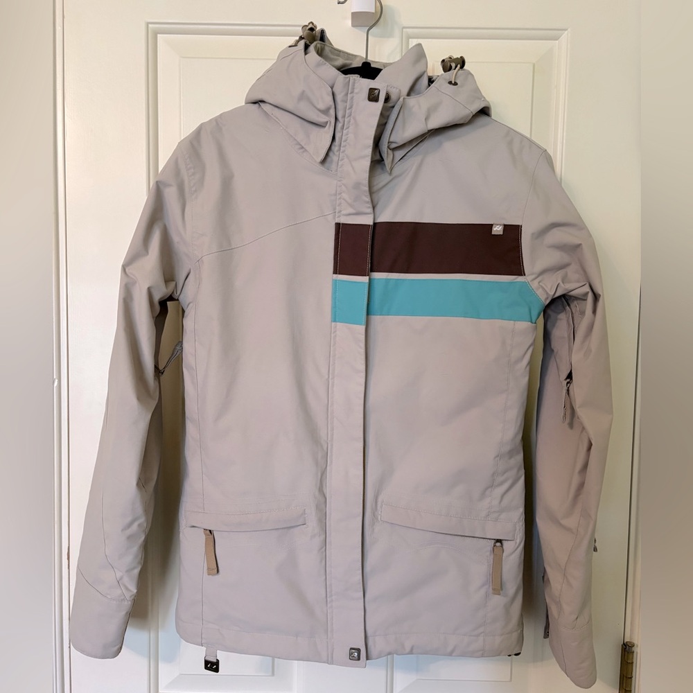 RIDE Snowboards Tan Snowboard/Ski Jacket - Size Small